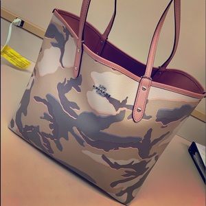 Pink Camo Coach bag